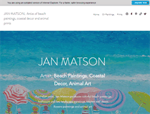 Tablet Screenshot of janmatson.com